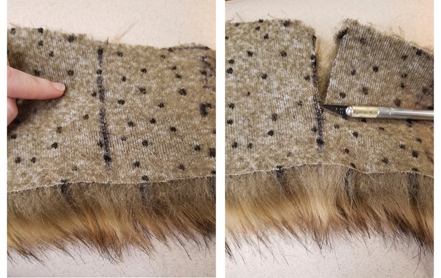 How to Sew and Blend Faux Fur Seams