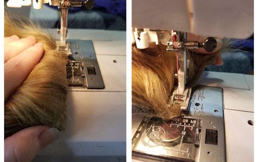 How to Sew and Blend Faux Fur Seams