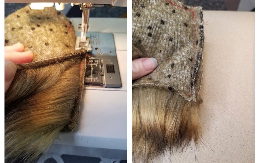 How to Sew and Blend Faux Fur Seams