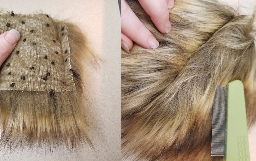 How to Sew and Blend Faux Fur Seams