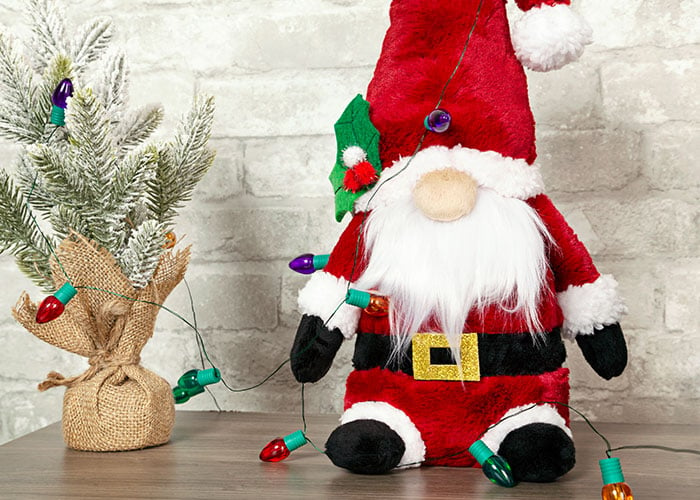 Free Cuddle® Minky Fabric Santa Gnome Sewing Pattern (by Happy