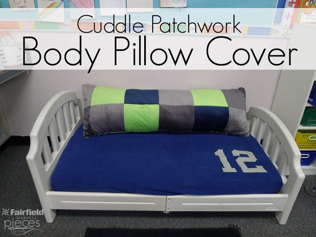 Body Pillow in Seahawks colors with Shannon Cuddle®