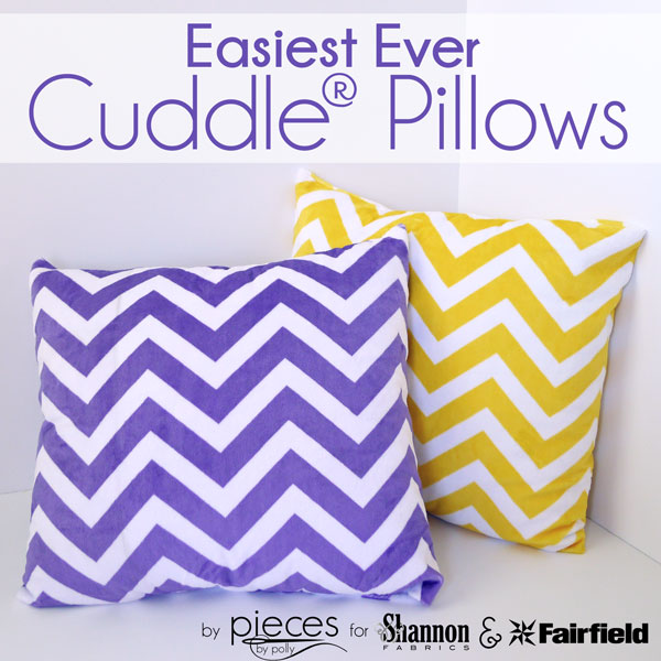 This is the EASIEST way to make a pillow cover...perfect for Beginners
