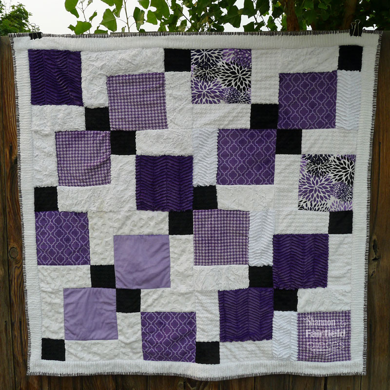 Disappearing Nine Patch Cuddle Quilt