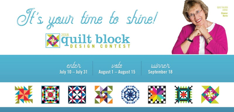 AccuQuilt Quilt Block Design Contest 2018 with ideas