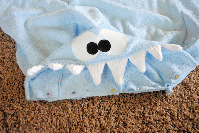 Shark Pattern Robe Terry Cloth Shark Robe Pattern & Tutorial