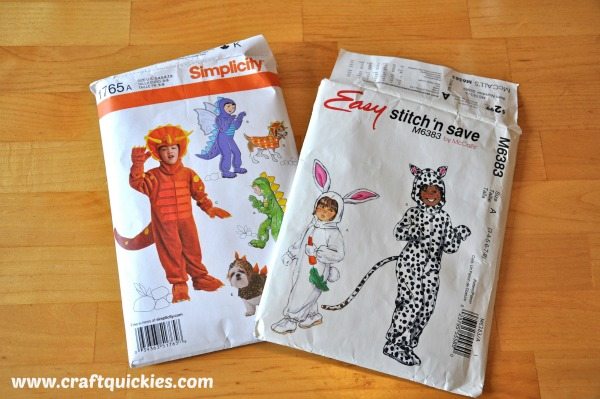 These costumes made with Cuddle fabric are PERFECT for play or for chilly trick-or-treating!