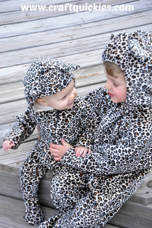 These costumes made with Cuddle fabric are PERFECT for play or for chilly trick-or-treating!