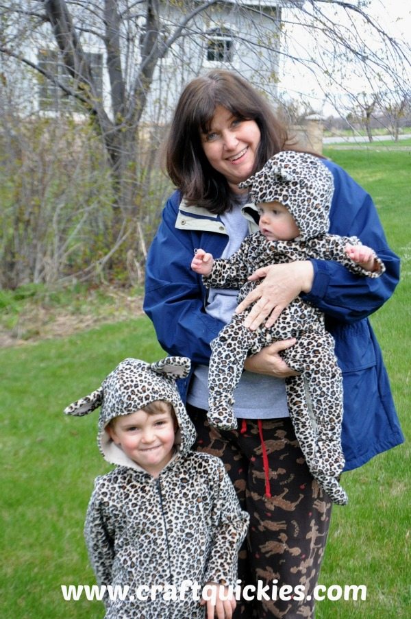 These costumes made with Cuddle fabric are PERFECT for play or for chilly trick-or-treating!