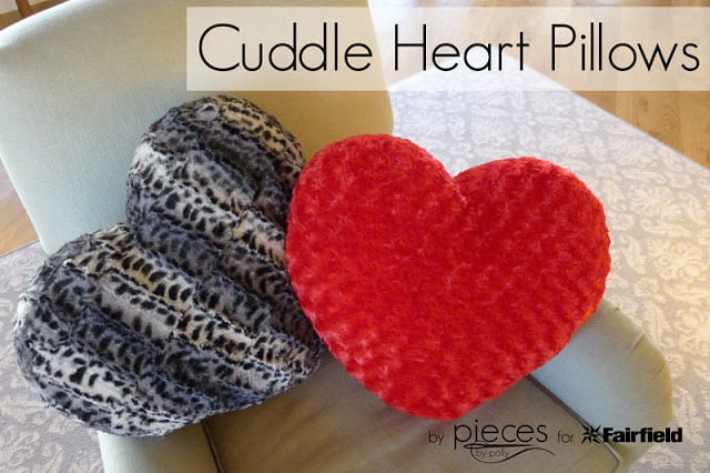 Cuddle Heart Pillows - Hugs, Hearts and Happy Valentine’s Day from Shannon Fabrics