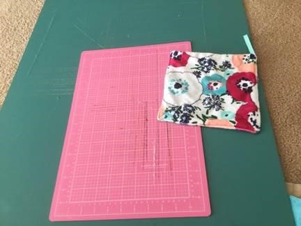 Cutting mat with Cuddle fabric