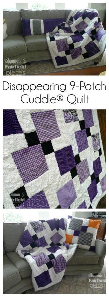 Disappearing Nine-Patch Cuddle Quilt - So easy you can finish in a day!