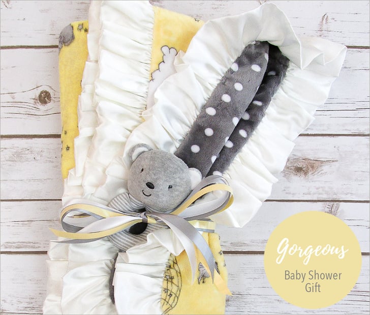 Dream Big Cuddle Baby Blanket Sewing Tutorial so cute for a baby shower gift
