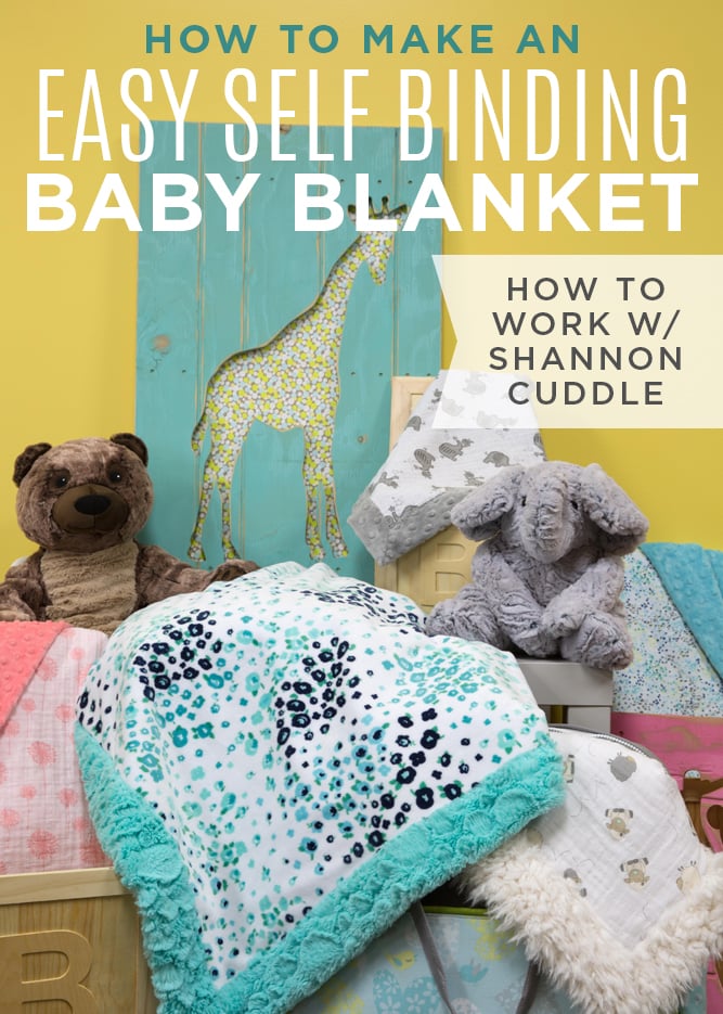 Easy Cuddle self binding baby blankets