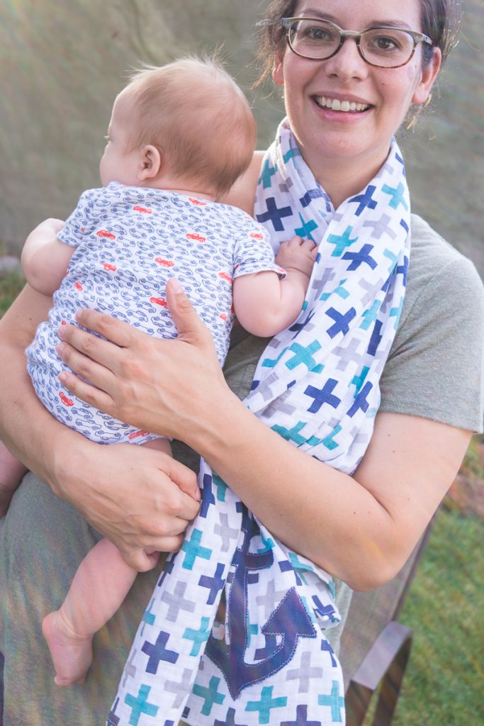 DIY Embrace Double Gauze Nursing Scarf and Cover