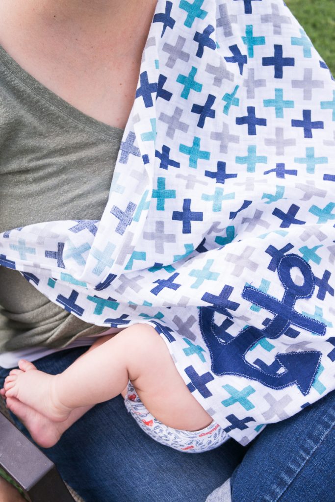 DIY Embrace Double Gauze Nursing Scarf and Cover