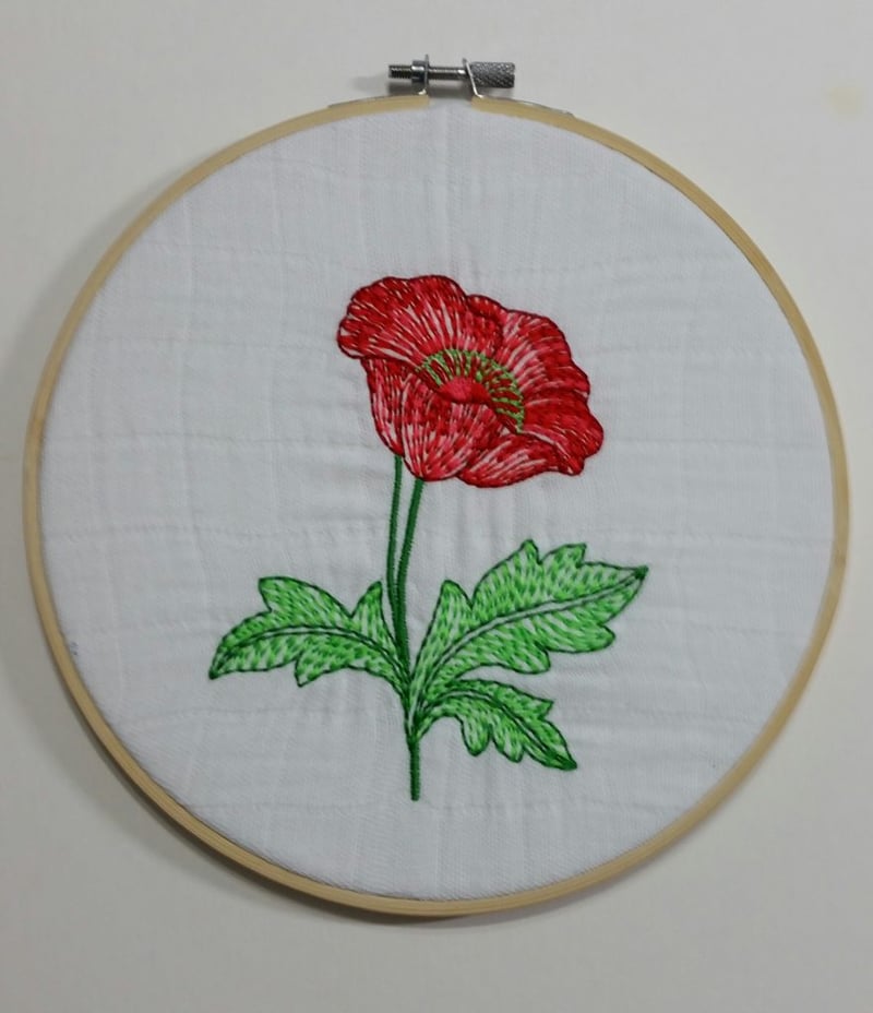 Finished embroidery in the hoop- design by Anita Goodesign so excited