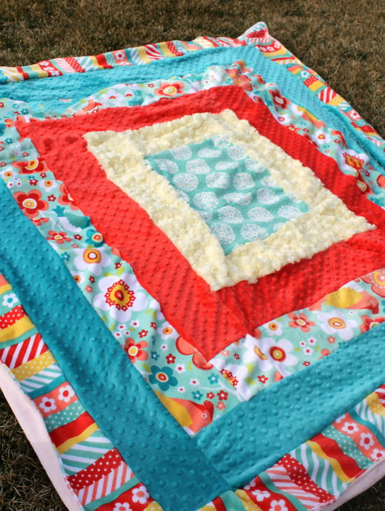 Cuddle Squares Baby Blanket