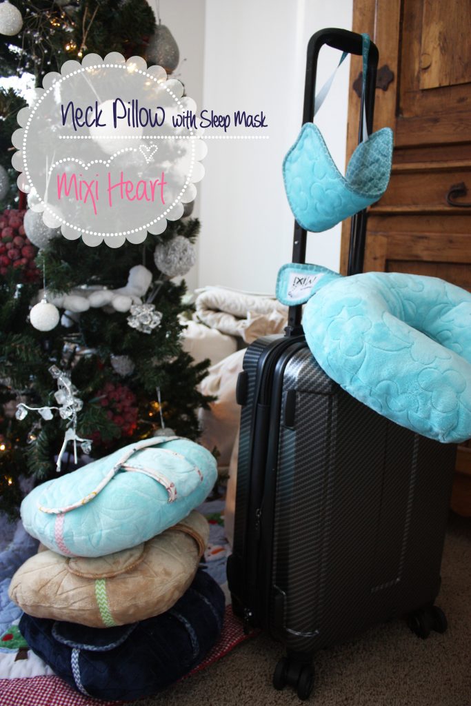 Mixi Heart's Quilted Cuddle Travel Set