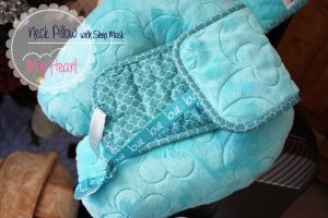 Mixi Heart's Quilted Cuddle Travel Set