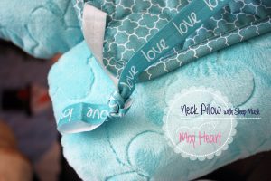 Mixi Heart's Quilted Cuddle Travel Set