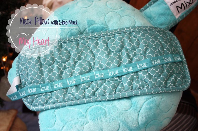 Mixi Heart's Quilted Cuddle Travel Set