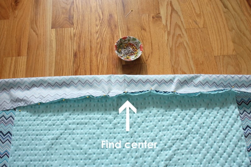 How To Sew A Cuddle® Minky Self-Binding Receiving Blanket (With Mitered ...