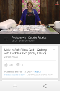Jenny Cuddle Puffy Rag Quilt