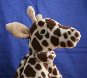 GiraffeLoveyBlanket