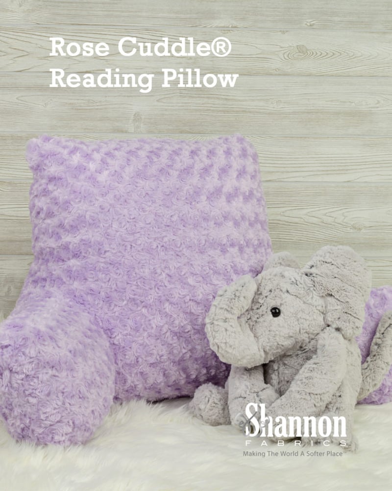 Rose Cuddle reading pillow makes me sleepy