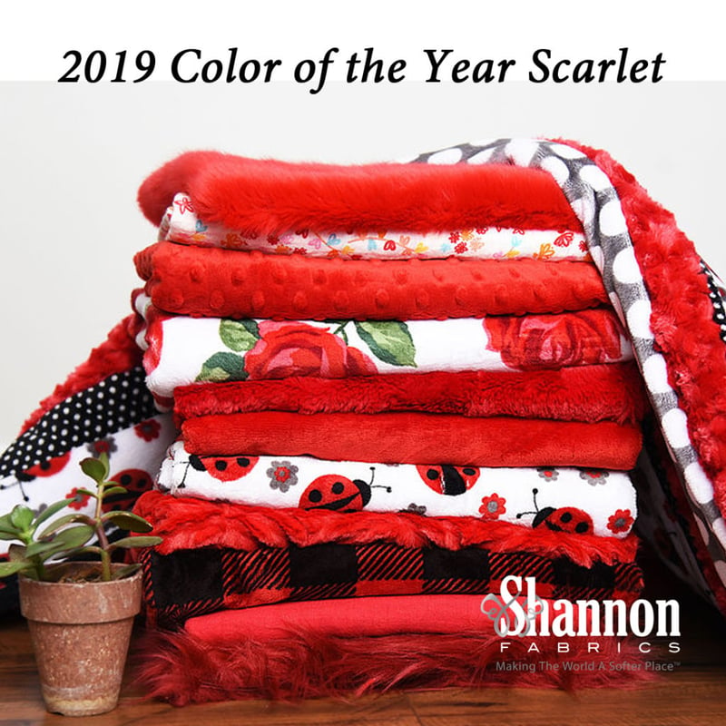 Scarlet fabrics From Shannon Fabrics