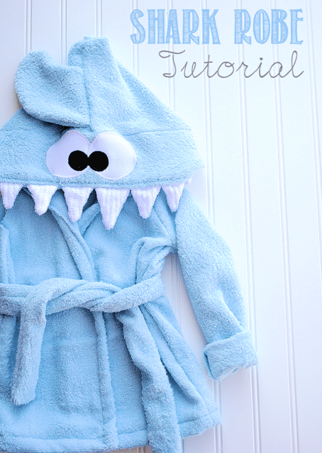 Terry Cloth Shark Robe Pattern & Tutorial