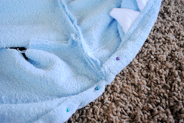 Shark Pattern Robe Terry Cloth Shark Robe Pattern & Tutorial