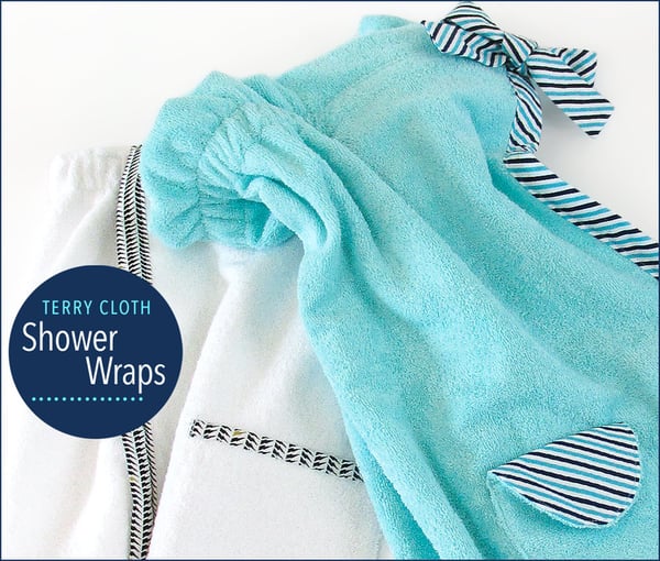 Terry Cloth Shower Wrap Tutorial & Pattern