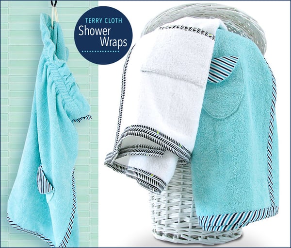 Terry Cloth Shower Wrap Tutorial & Pattern