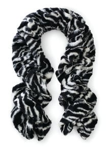 Cuddle Twisty Scarf Zebra