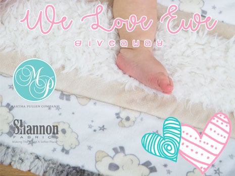 Wee Love Ewe Wee One Cuddle Quilt Kit Giveaway