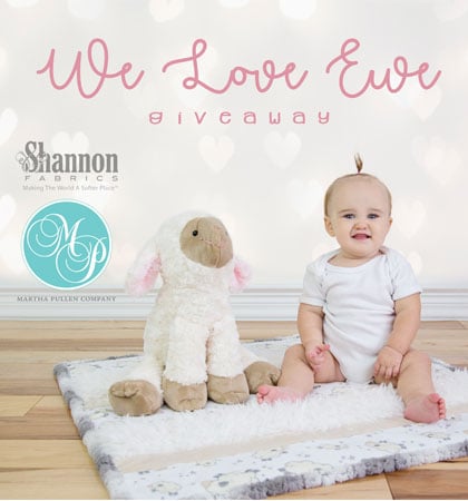 Wee Love Ewe Wee One Cuddle Quilt Kit Giveaway