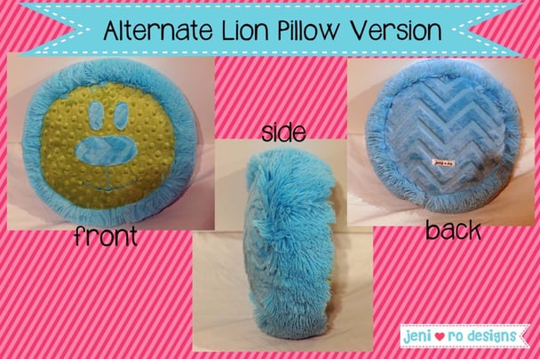 Cuddle lion pillow