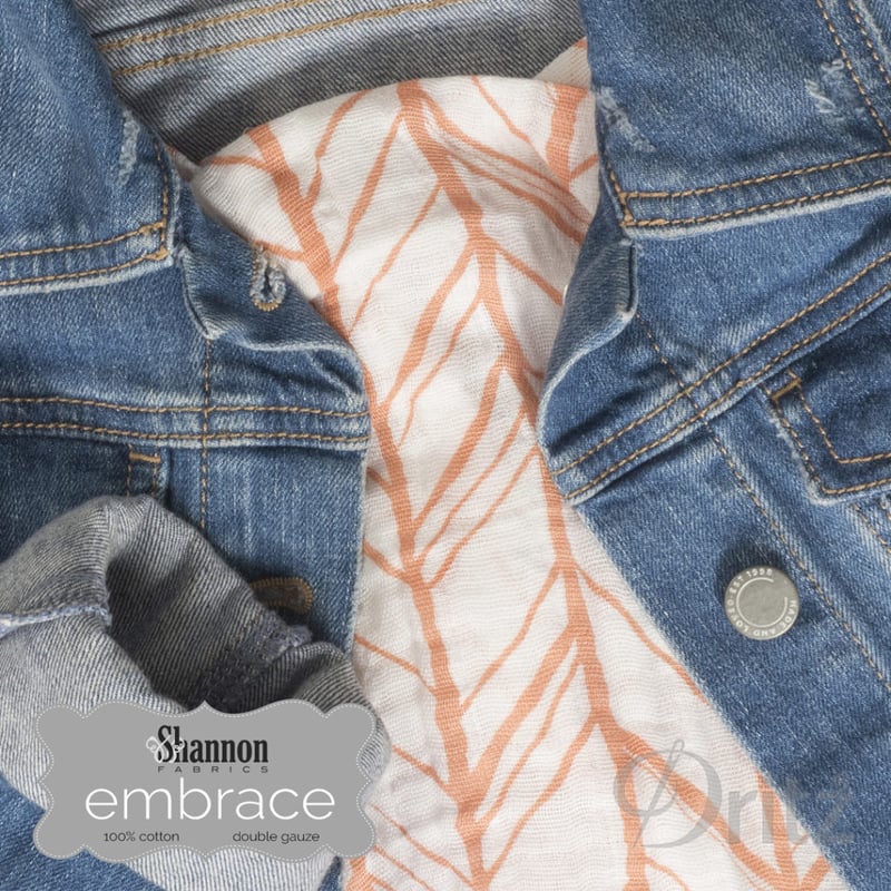 Embrace™ Double Gauze Tank top and Dritz Hardware - we love the pairing of Hard and Soft!