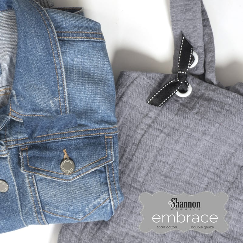 Embrace™ Double Gauze Tank top and Dritz Hardware - we love the pairing of Hard and Soft!