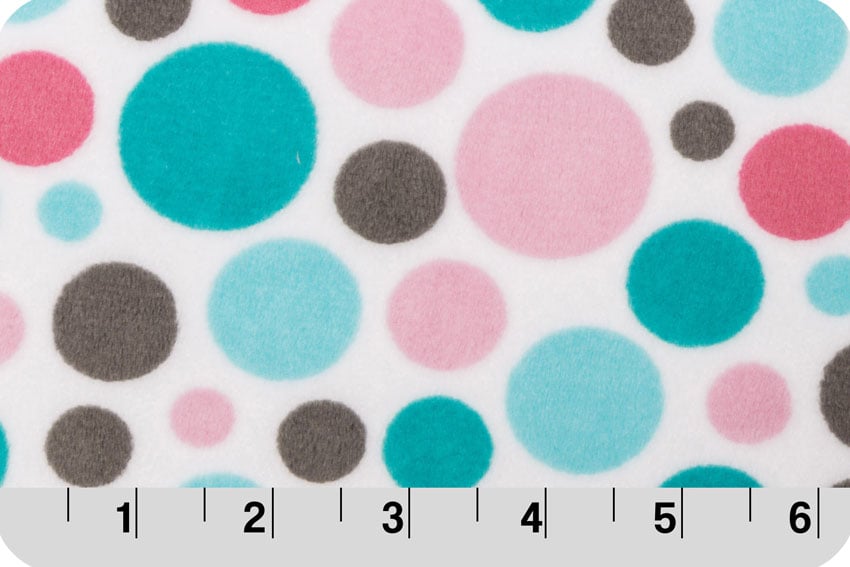 Bubble Dot Cuddle® Hot Pink/Teal