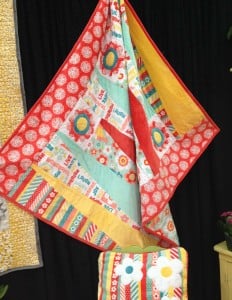 ShannonFabricsFallQuiltMarket2013 crazyfordaisies juicyfruitquilt