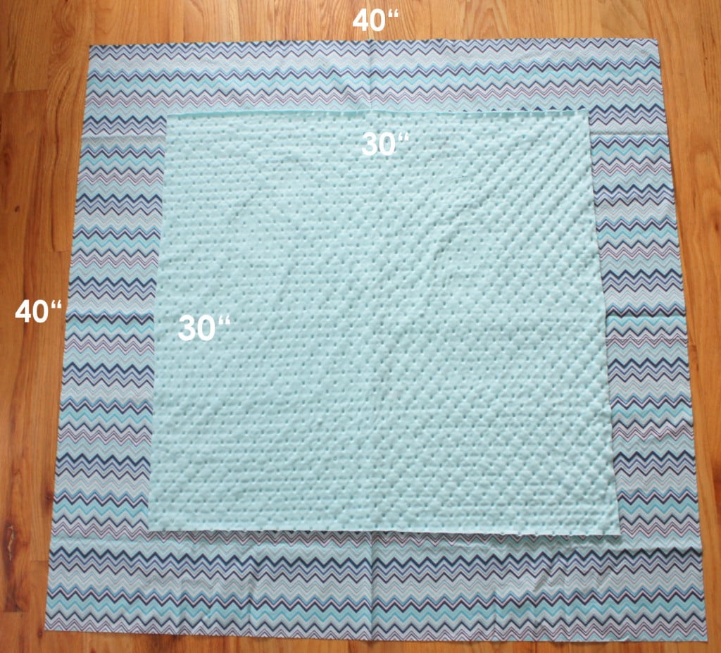 How to Sew a Cuddle® Minky SelfBinding Receiving Blanket (With Mitered