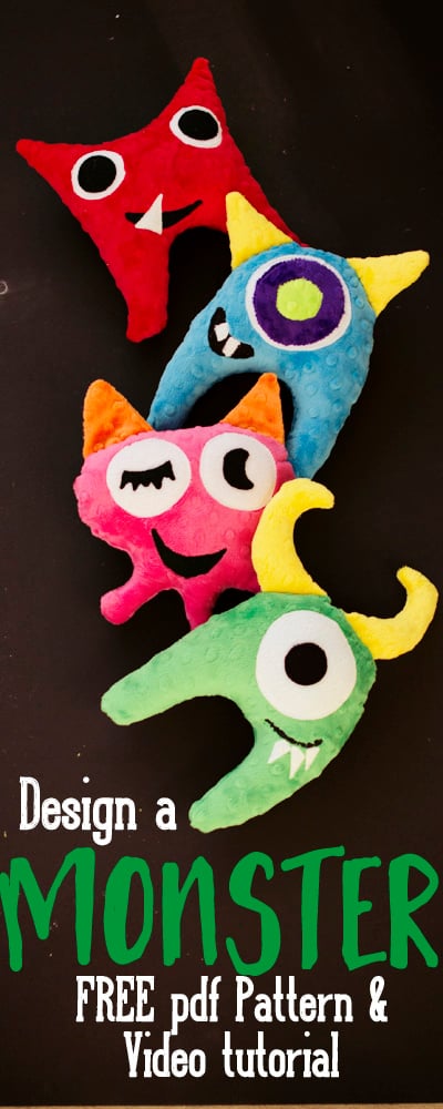 Cuddle Design-a-Monster Softy Toy