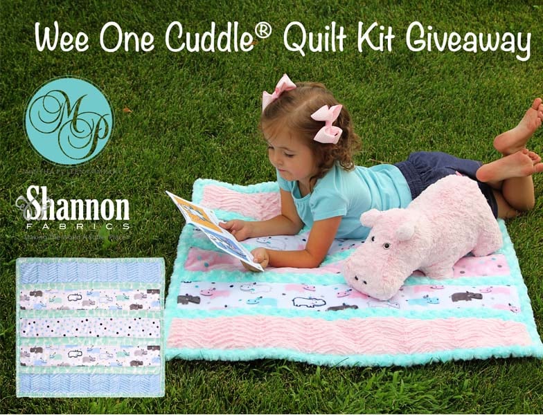 Enter to win a Wee One Cuddle® Quilt Kit Giveaway with Martha Pullen Co.