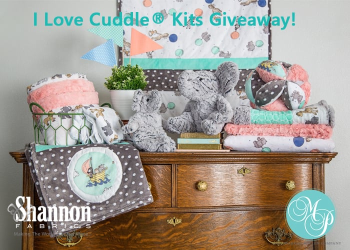 i love cuddle kits image with text and white MP logos greenish color text semi bold more centered