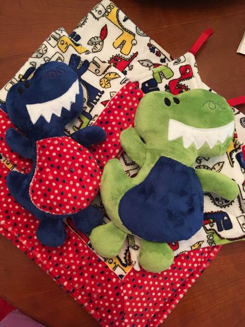 Shannon Fabrics cute dinosaur baby gifts