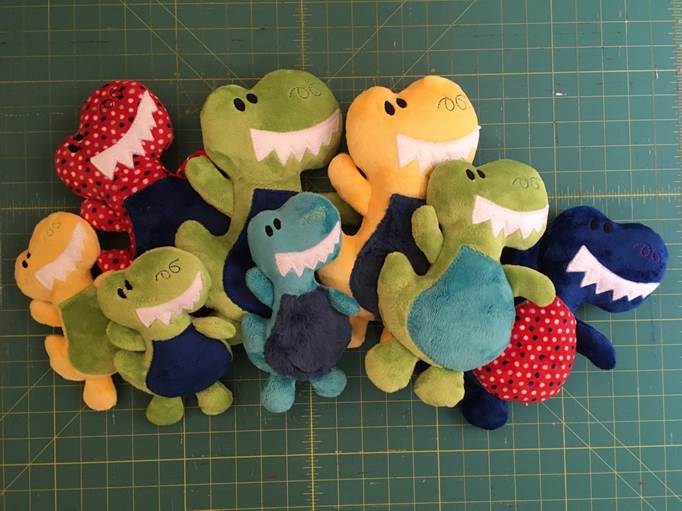 Shannon Fabrics cute dinosaur baby gifts
