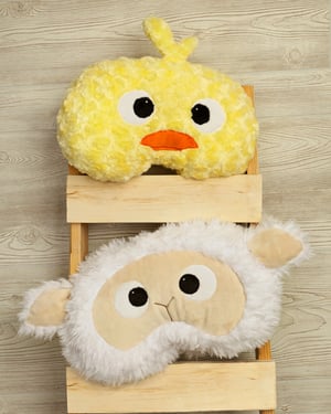 Cuddle® Minky Animal Pillows - Barnyard Buddies Jelly Bean Faces Pillows- Duckling and Sheep!